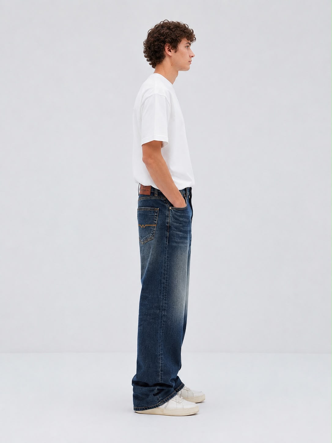 WCRAFT® Vintage Wide-Leg Denim
