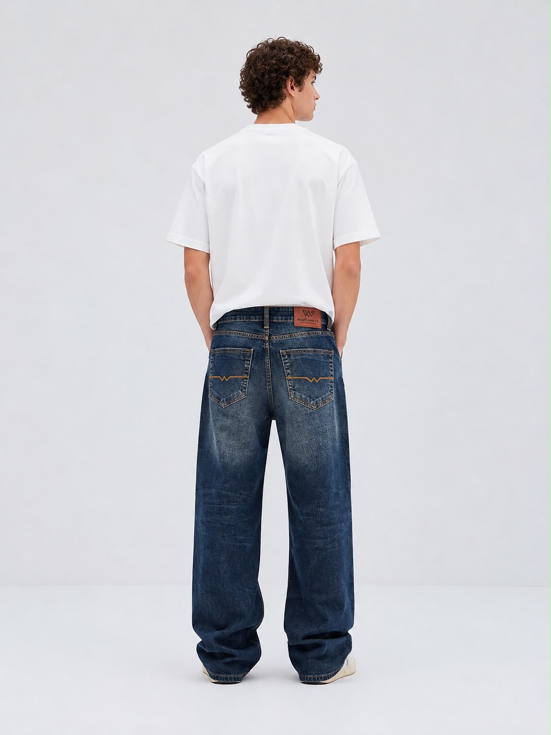 WCRAFT® Vintage Wide-Leg Denim
