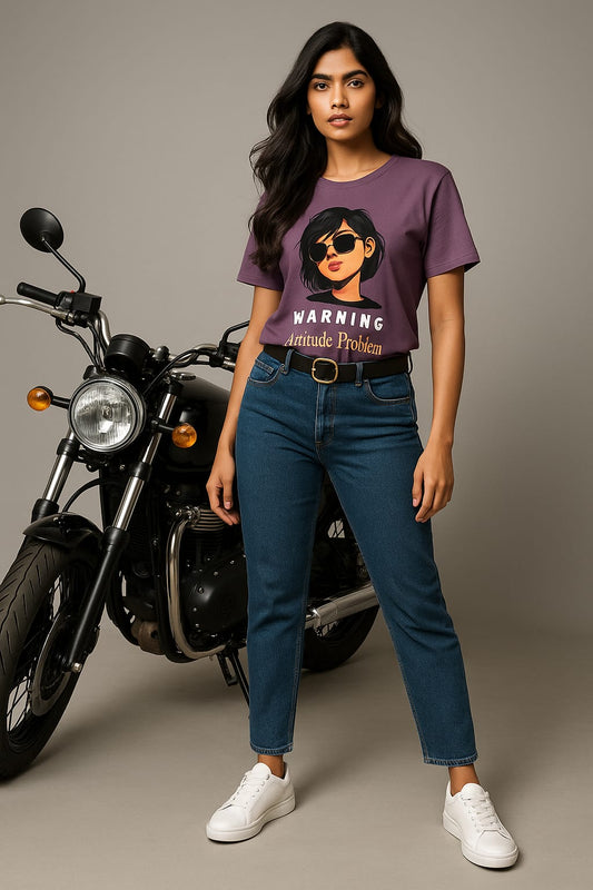 Oversized attitude tee