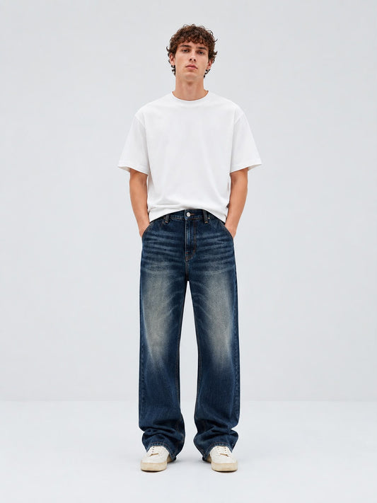 WCRAFT® Vintage Wide-Leg Denim